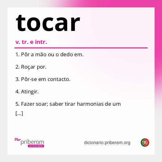 Significado de tocar